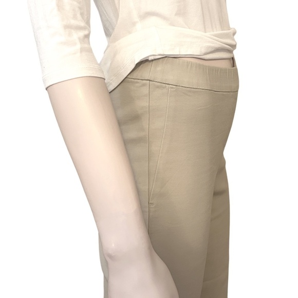 J. Jill Cigarette Pant Cashew Classic Pull On Slim Ankle Length Rayon Blend - Picture 7 of 13